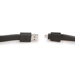 Cablu de date Tylt Gen II, MicroUSB, 0.3m (Negru) fotografia produsului View 2 S