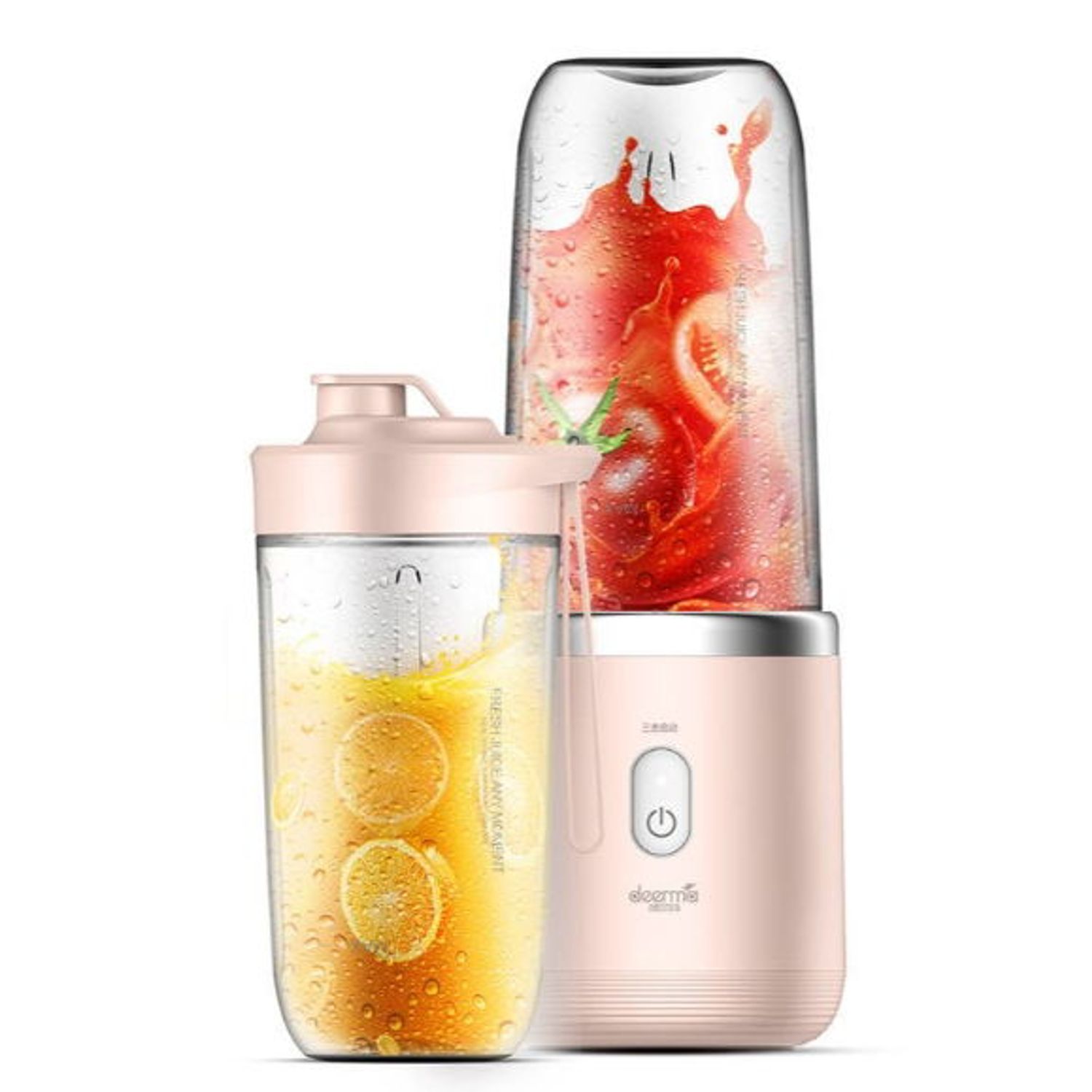 Blender Deerma NU05, 140 W, 0.4 L (Roz) fotografia produsului