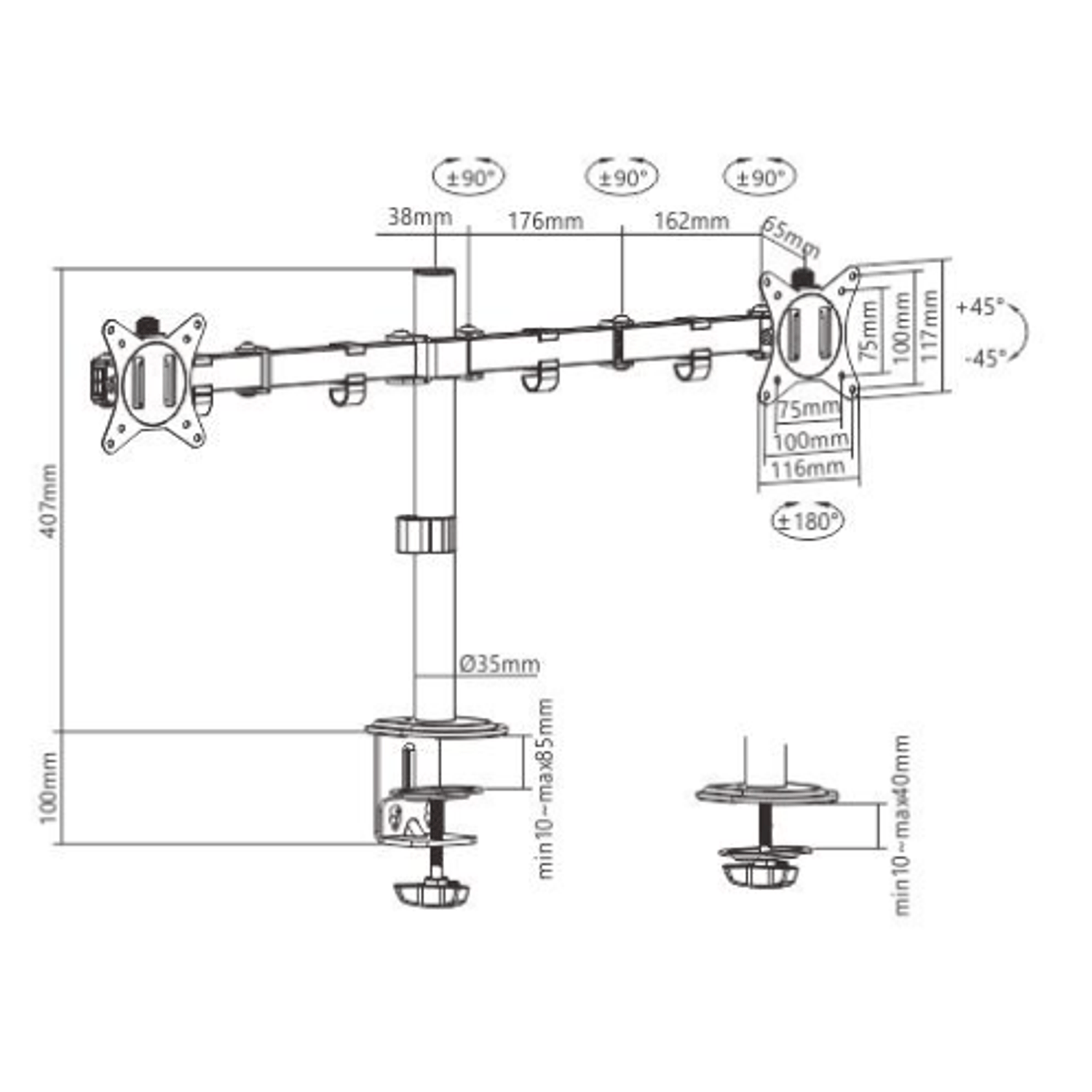 TV Beugel 32 Inch | Alle Ophangbeugels