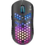 Kit mouse si casti Marvo MH01, iluminare Rainbow (Negru) fotografia produsului View 3 S