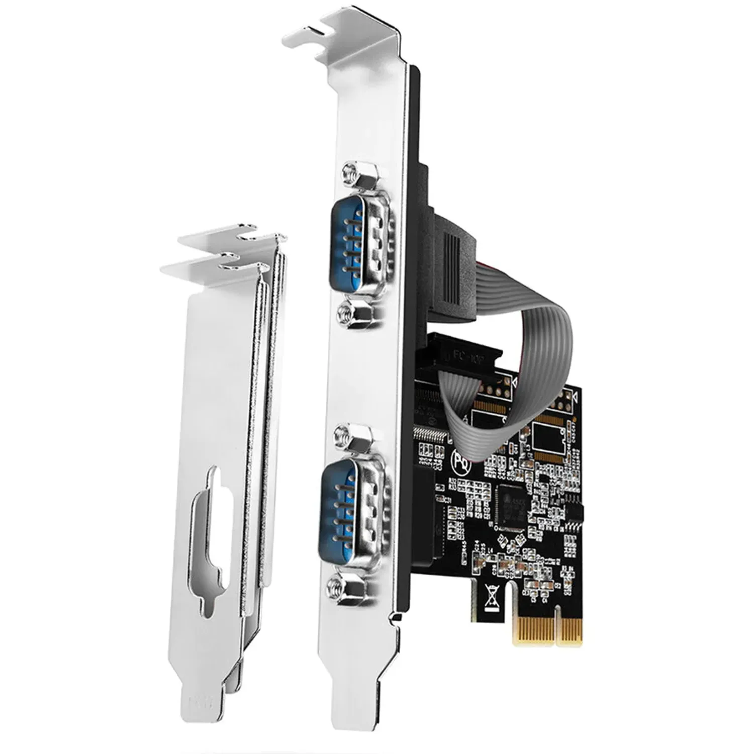 Adaptor AXAGON  PCEA-S2N, PCI-Express controller 2x Serial fotografia produsului View 2 L