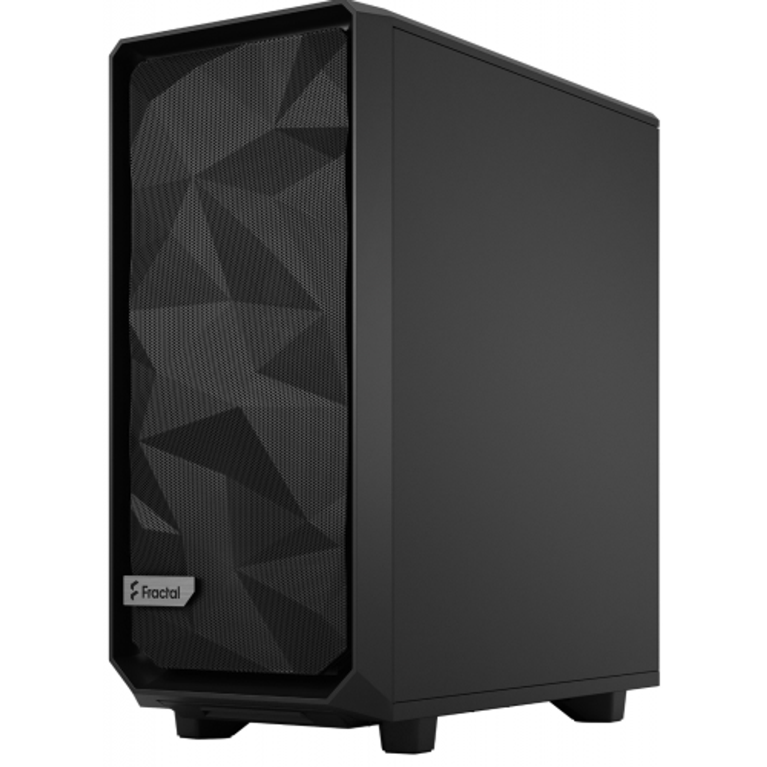 Carcasa Fractal Design Meshify 2 Compact Light TG Black, Middle Tower, Tempered Glass (Negru) fotografia produsului View 4 L