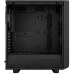 Carcasa Fractal Design Meshify 2 Compact Light TG Black, Middle Tower, Tempered Glass (Negru) fotografia produsului View 7 S
