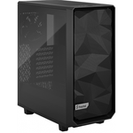 Carcasa Fractal Design Meshify 2 Compact Light TG Black, Middle Tower, Tempered Glass (Negru) fotografia produsului View 2 S