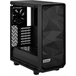 Carcasa Fractal Design Meshify 2 Compact Light TG Black, Middle Tower, Tempered Glass (Negru) fotografia produsului View 8 S