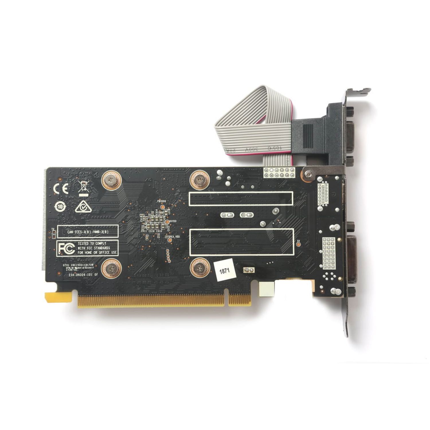 Placa Video ZOTAC GeForce GT 710, 2GB, DDR3, 64 bit fotografia produsului View 3 L