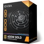 Sursa EVGA 600 BG, 80 PLUS&reg; Gold, 600W fotografia produsului View 7 S