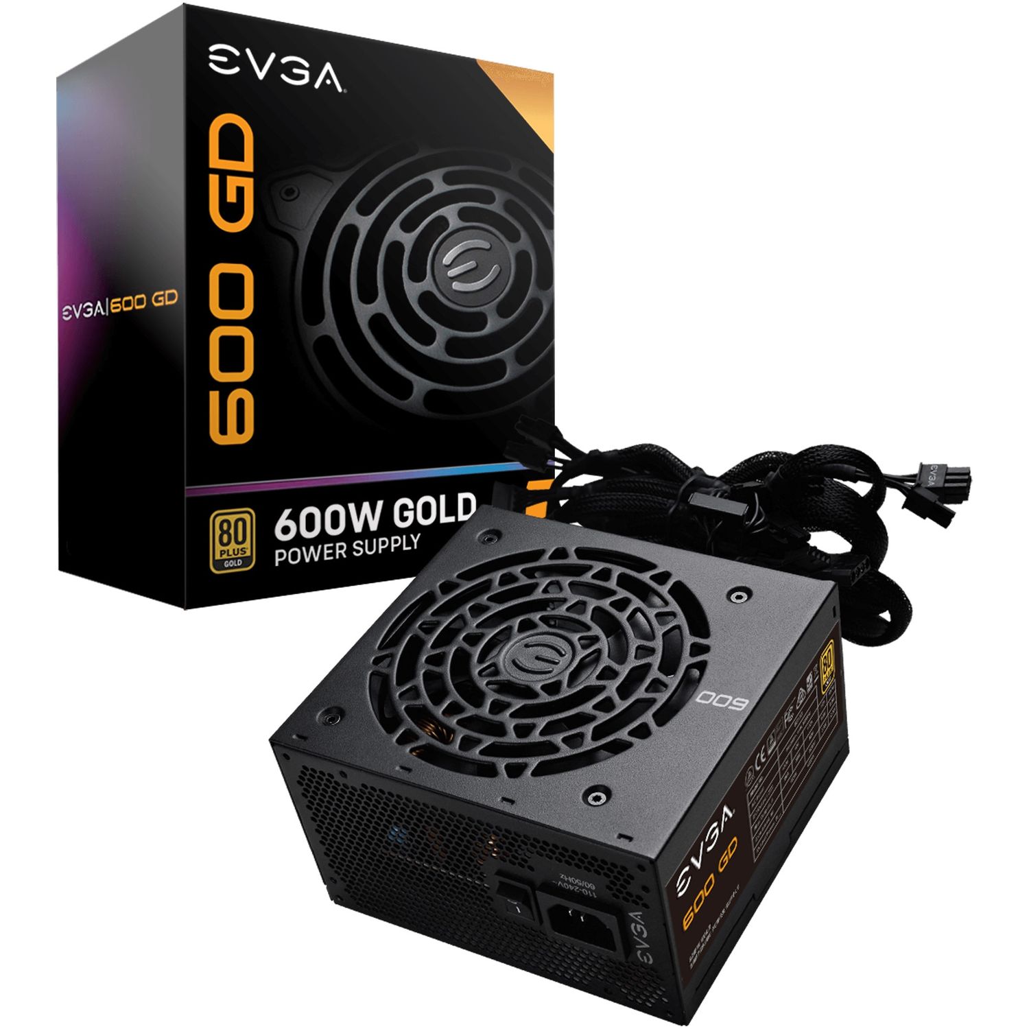 Sursa EVGA 600 BG, 80 PLUS&reg; Gold, 600W fotografia produsului