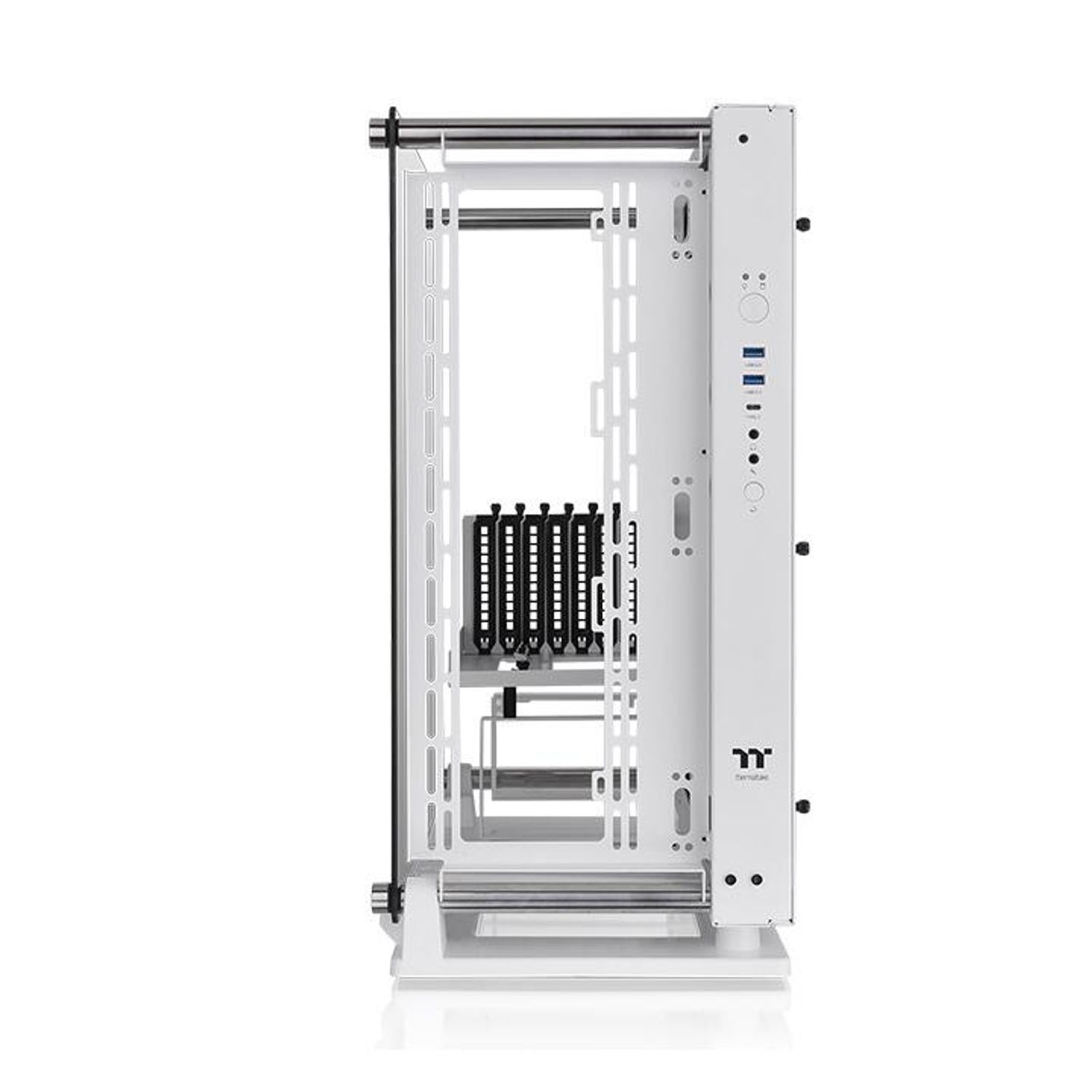 Carcasa Thermaltake Core P3 Tempered Glass Pro, Snow fotografia produsului View 4 L