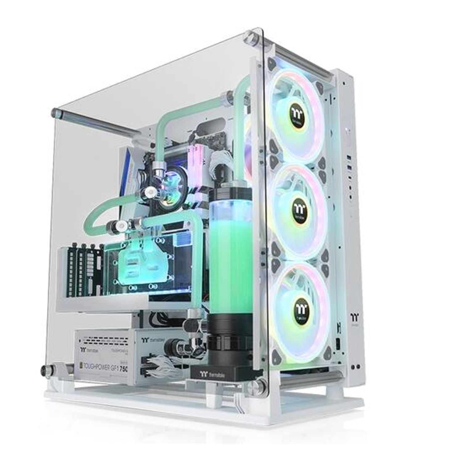 Carcasa Thermaltake Core P3 Tempered Glass Pro, Snow fotografia produsului View 2 L
