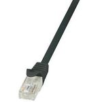 Cablu UTP LogiLink CP1063U, Patchcord, CAT.5e, 3m (Negru) fotografia produsului