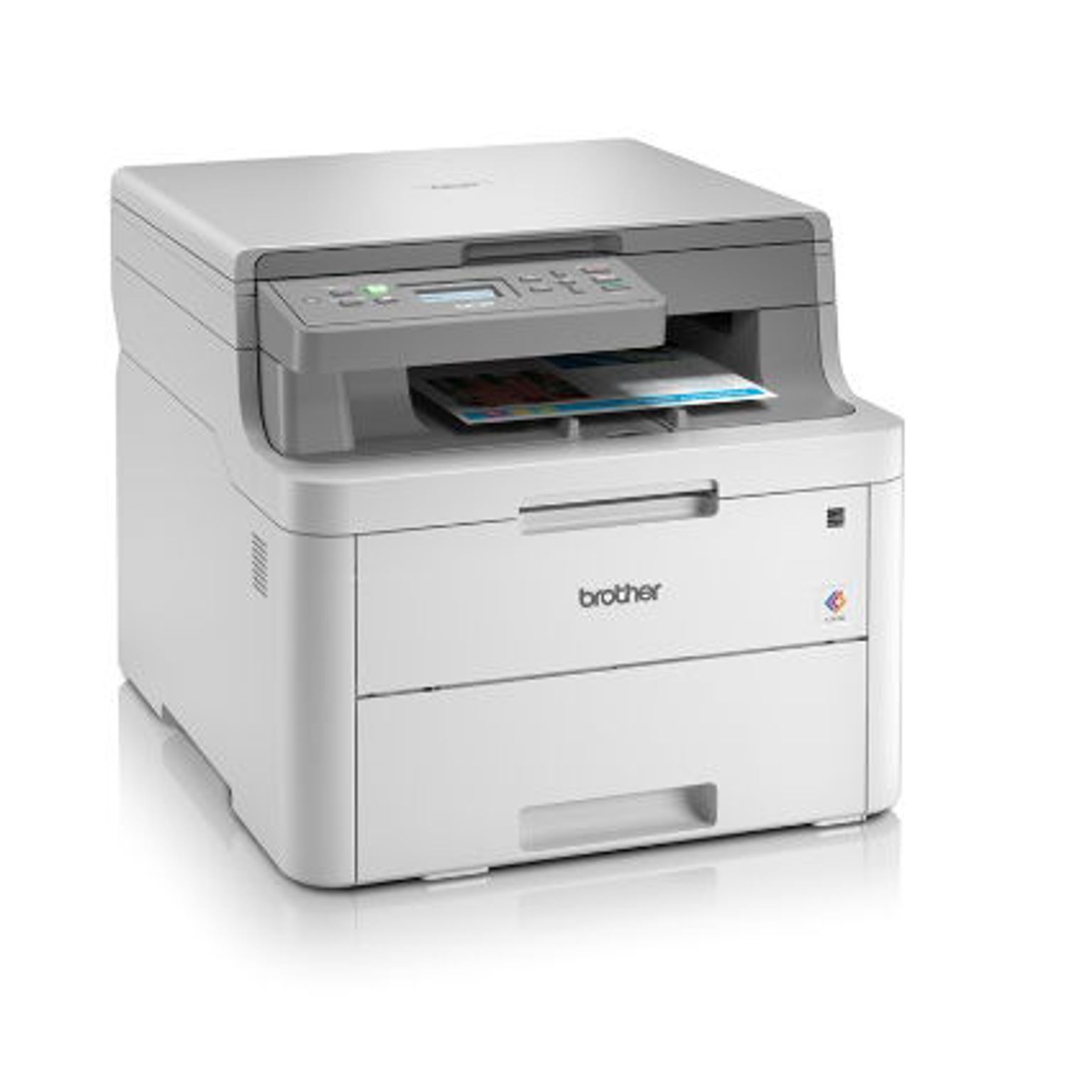 Multifunctional Brother DCP-L3510CDW, ADF, Duplex, Retea, Wireless, 18cpm fotografia produsului View 2 L