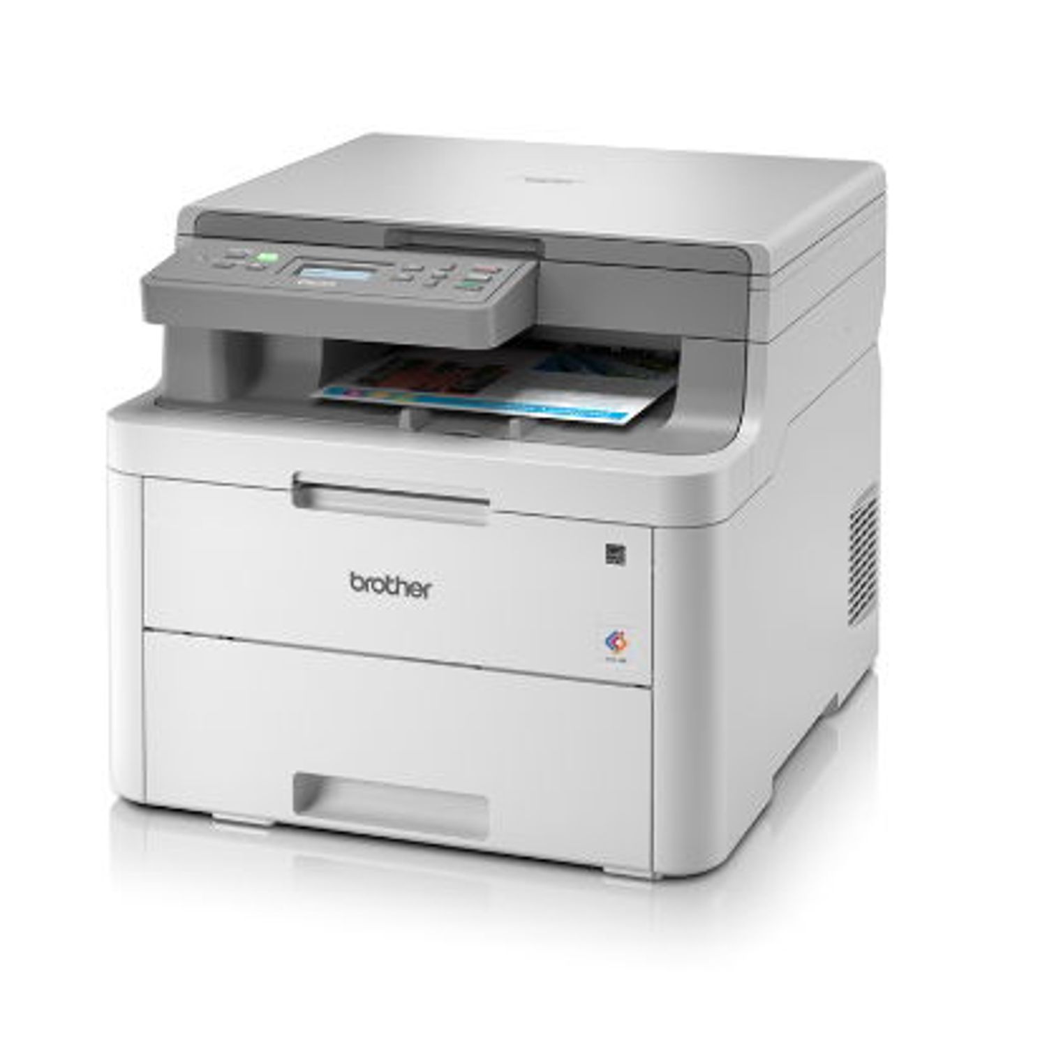 Multifunctional Brother DCP-L3510CDW, ADF, Duplex, Retea, Wireless, 18cpm fotografia produsului View 3 L
