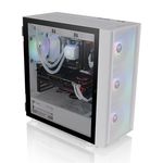Carcasa Thermaltake H570 TG ARGB Snow, Mid Tower (Alb) fotografia produsului View 5 S