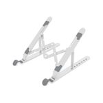 Stand laptop din plastic Orico PFB-A24, pliabil, Alb fotografia produsului