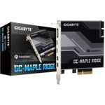 Adaptor GIGABYTE Maple Ridge Dual Thunderbolt 4 Add-in card fotografia produsului View 4 S
