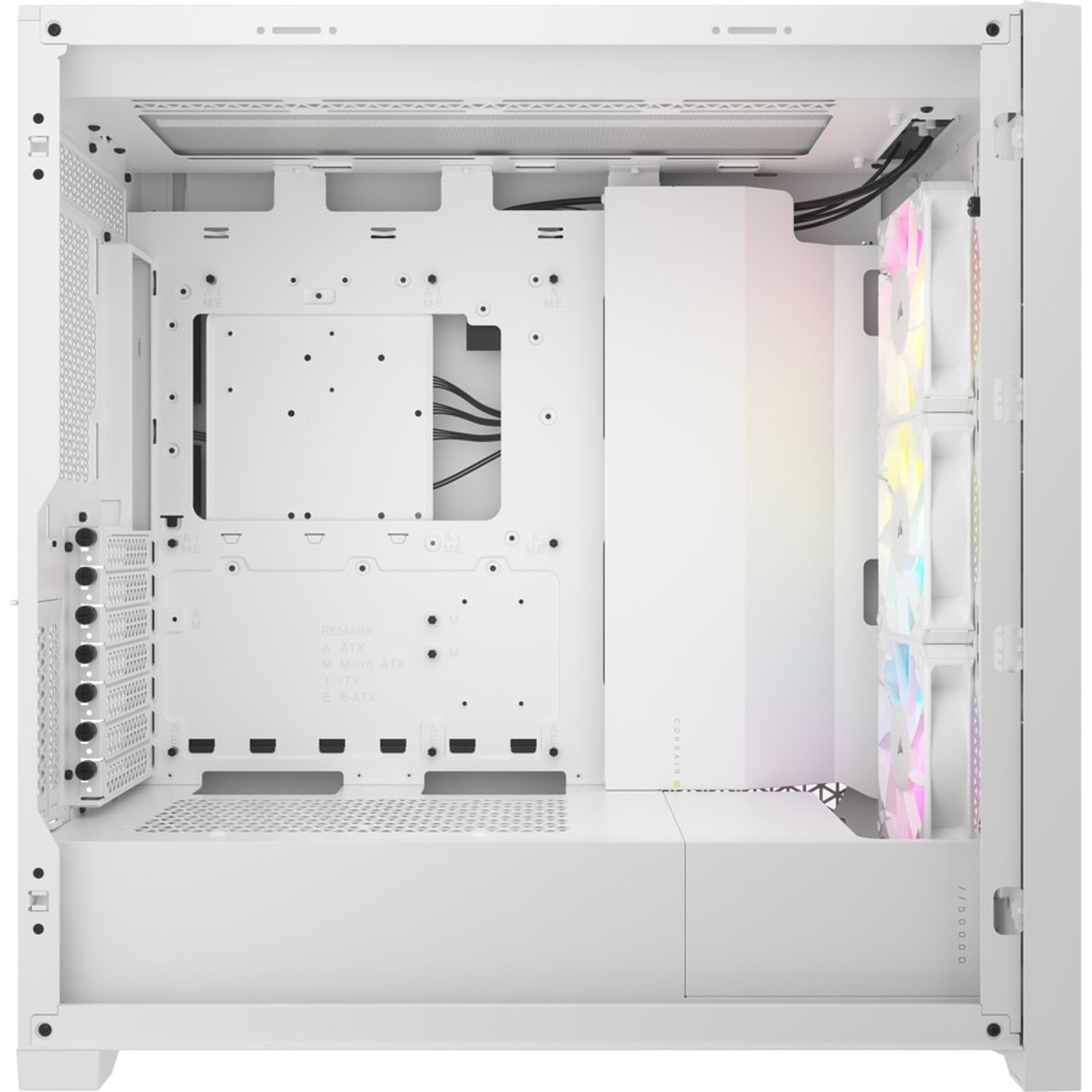 Carcasa 5000D RGB Airflow Tempered Glass (Alb) fotografia produsului View 15 L