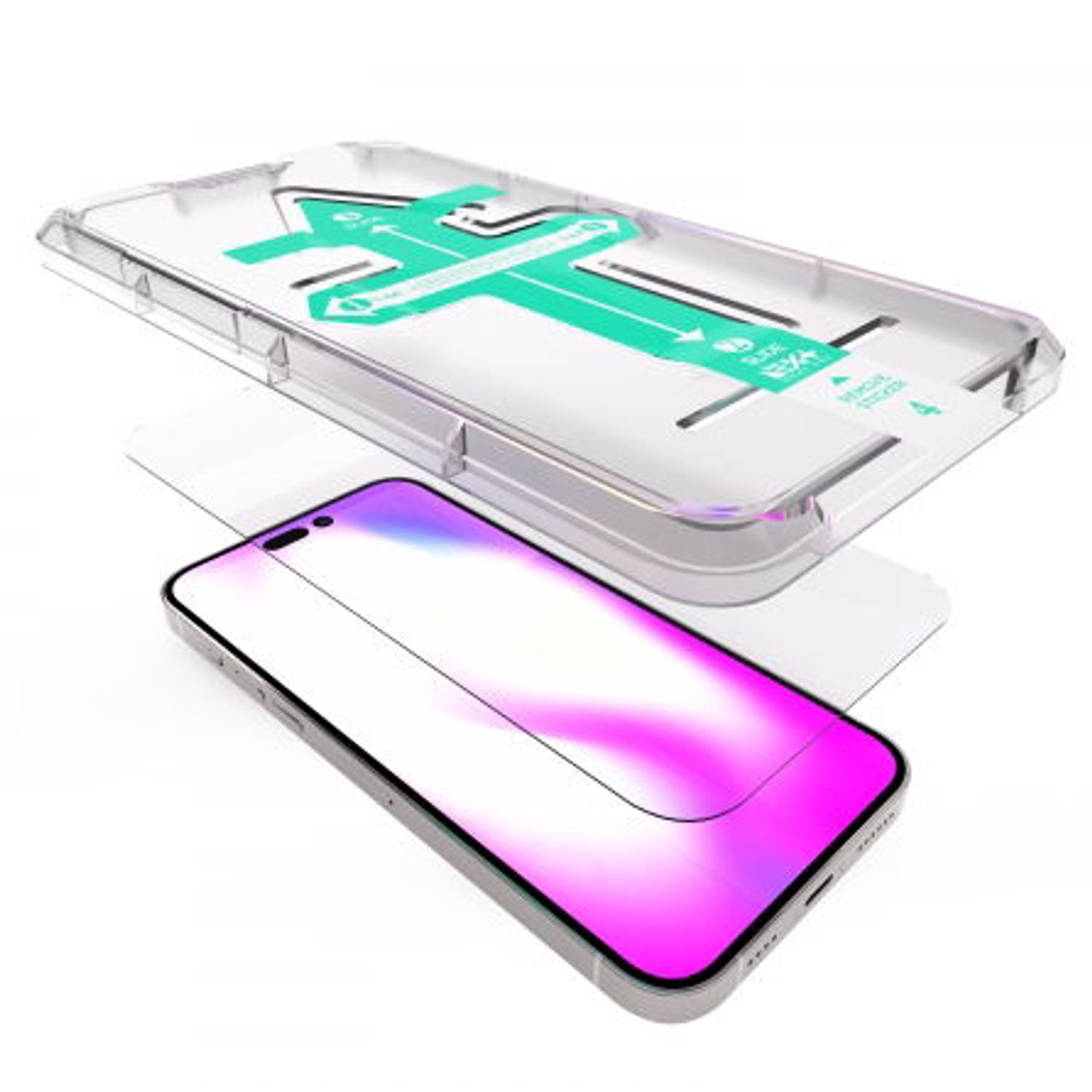 Folie Sticla Next One IPH-14PRO-TMP pentru Apple iPhone 14 Pro (Transparent) fotografia produsului View 4 L