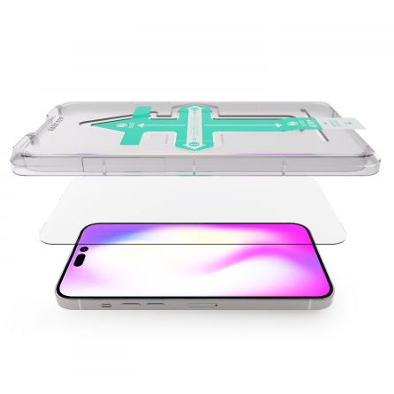 Folie Sticla Next One IPH-14PRO-TMP pentru Apple iPhone 14 Pro (Transparent) fotografia produsului View 3 L