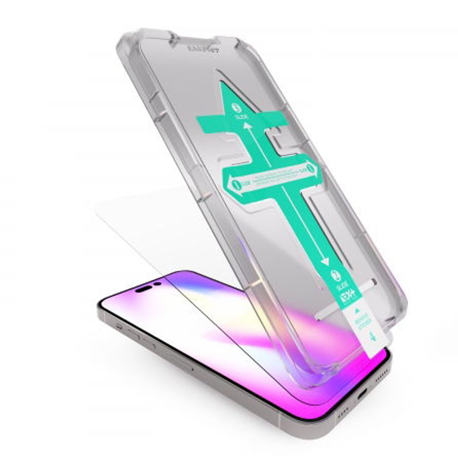 Folie Sticla Next One IPH-14PRO-TMP pentru Apple iPhone 14 Pro (Transparent) fotografia produsului View 2 L
