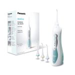 Irigator bucal Panasonic EW1313G845, Acumulator, 4 tipuri de ingrijire dentala cu jet de apa, 2 duze (Ortodontic si Normal) (Alb) fotografia produsului