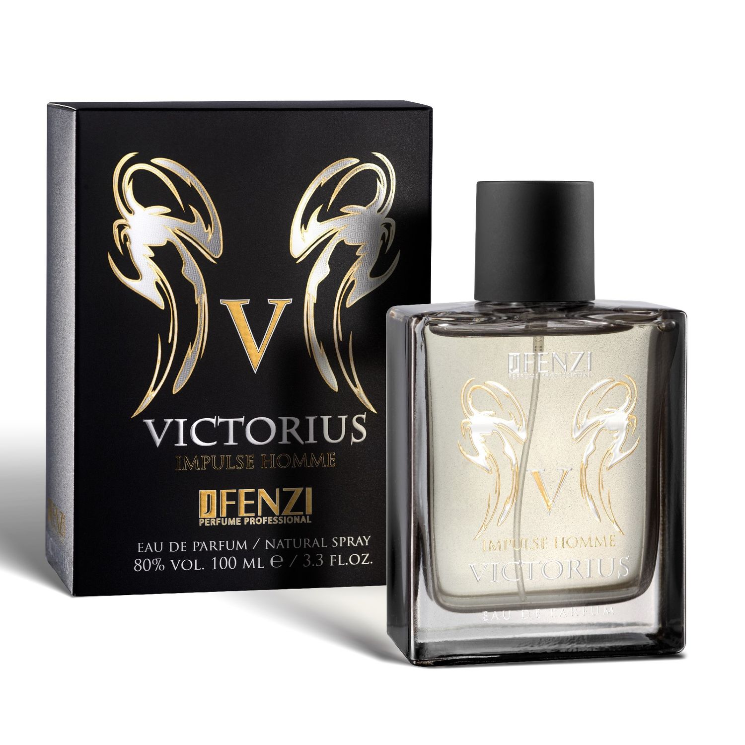 Apa de Parfum Jfenzi Victorius Impulse, Barbati, 100 ml fotografia produsului