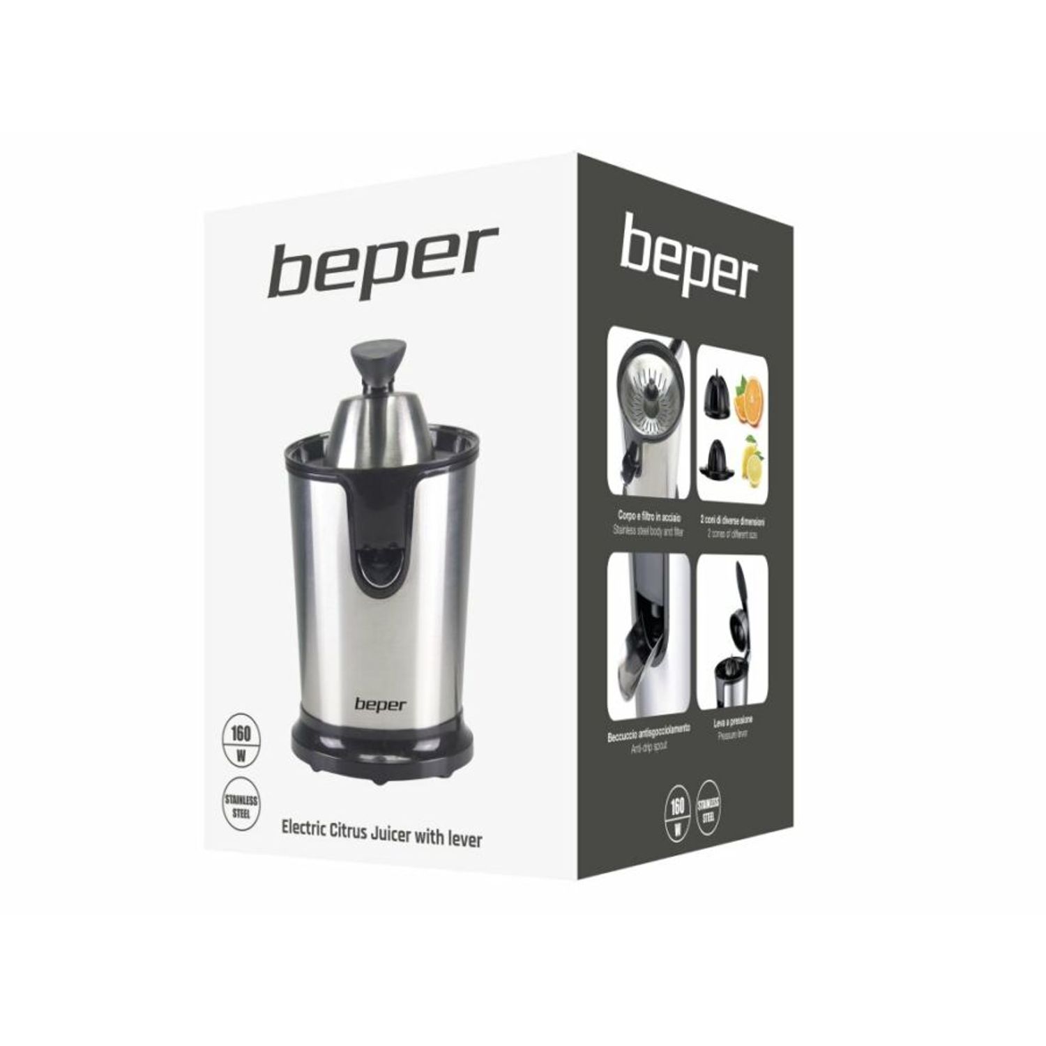 Beper P102EST010 Storcator electric de citrice fotografia produsului View 4 L