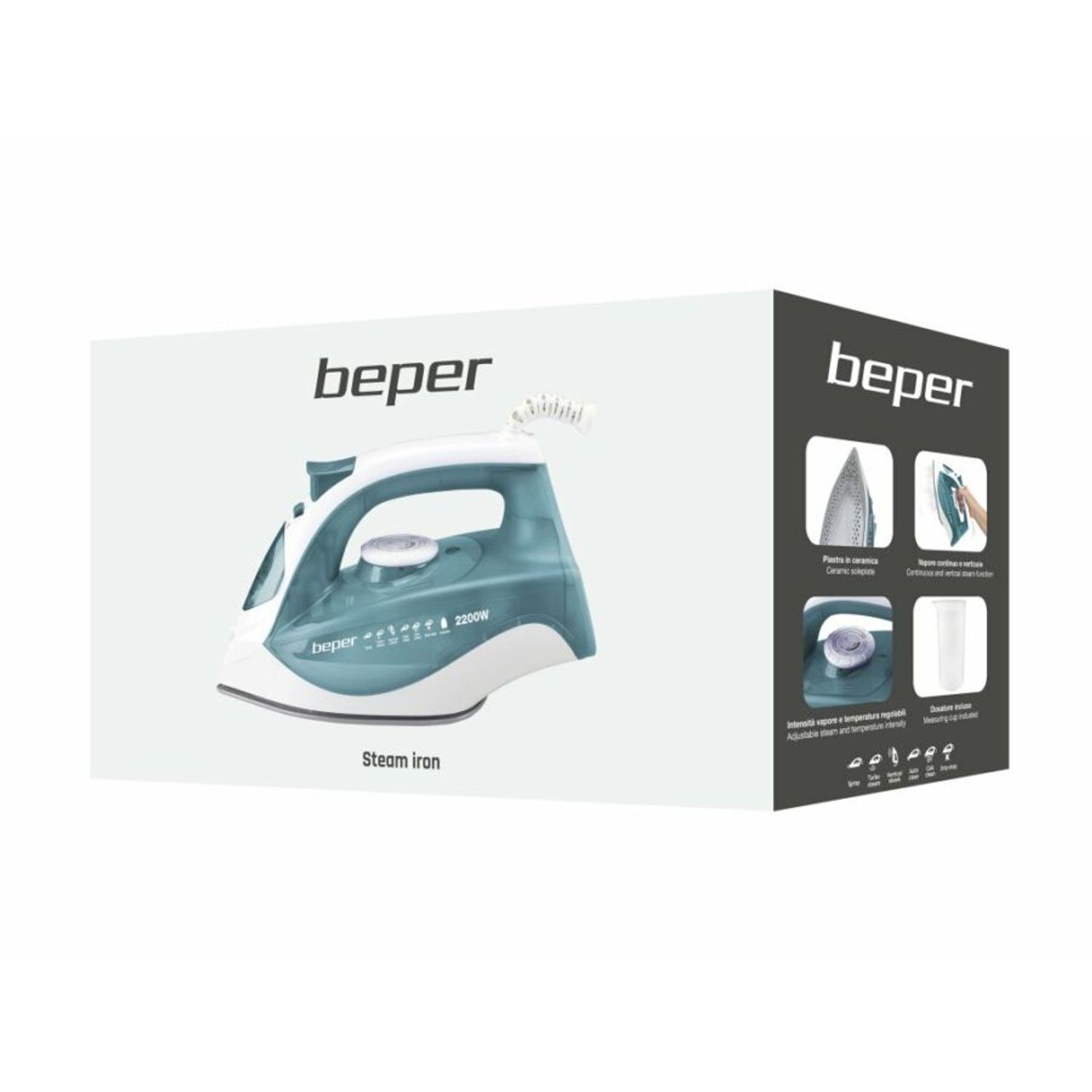 Beper P204FER100 Fier de calcat cu aburi fotografia produsului View 4 L