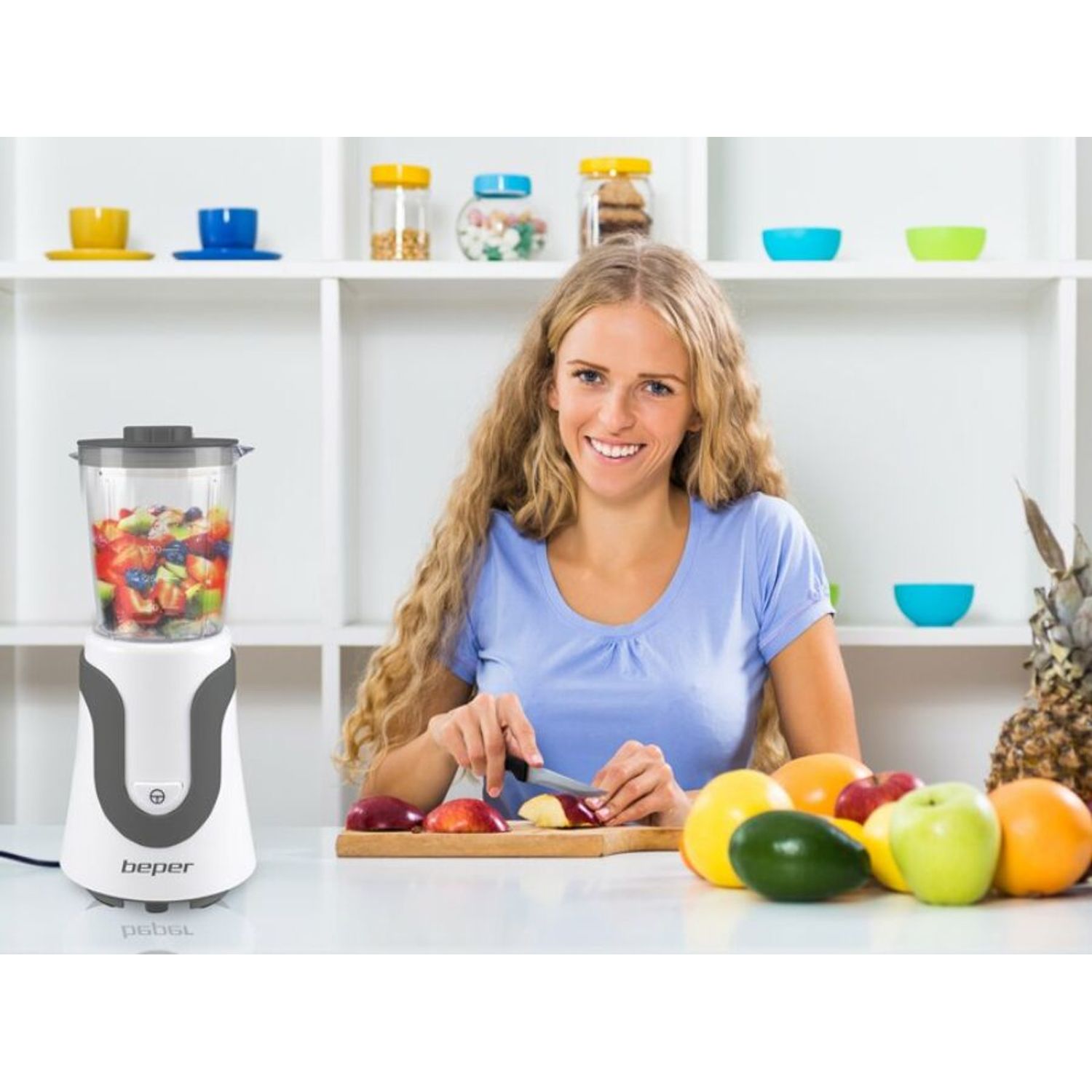 Beper BP.604 Mini blender de masa fotografia produsului View 4 L