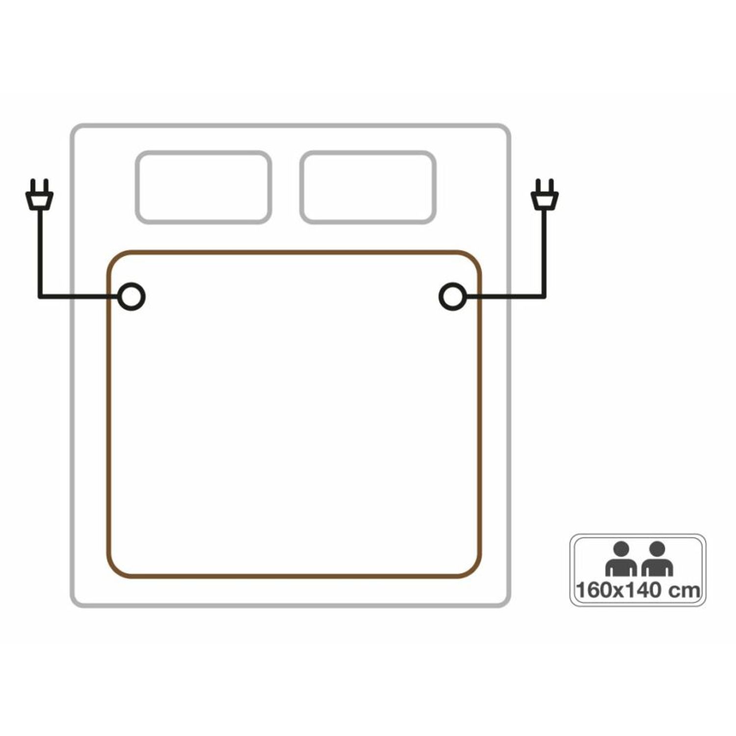 Beper P203TFO110 Patura electrica dubla fotografia produsului View 2 L