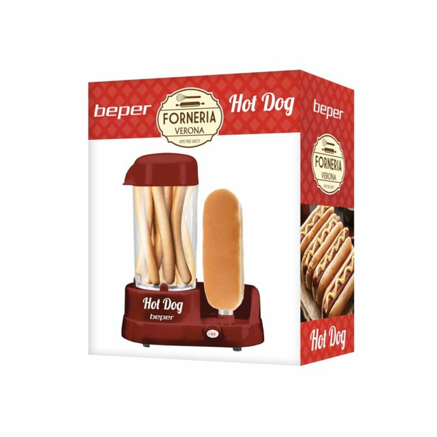 Beper P101CUD501 Aparat de preparat Hot Dog fotografia produsului View 4 L