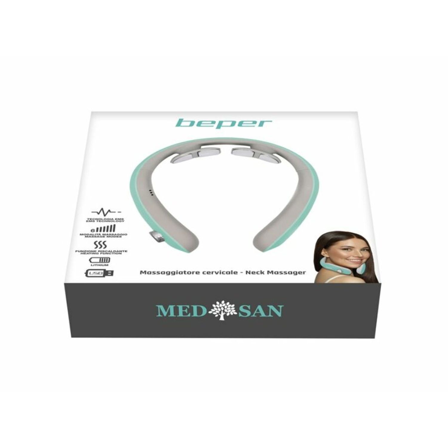 Beper P302MAS100 Dispozitiv de masaj cervical fotografia produsului View 4 L
