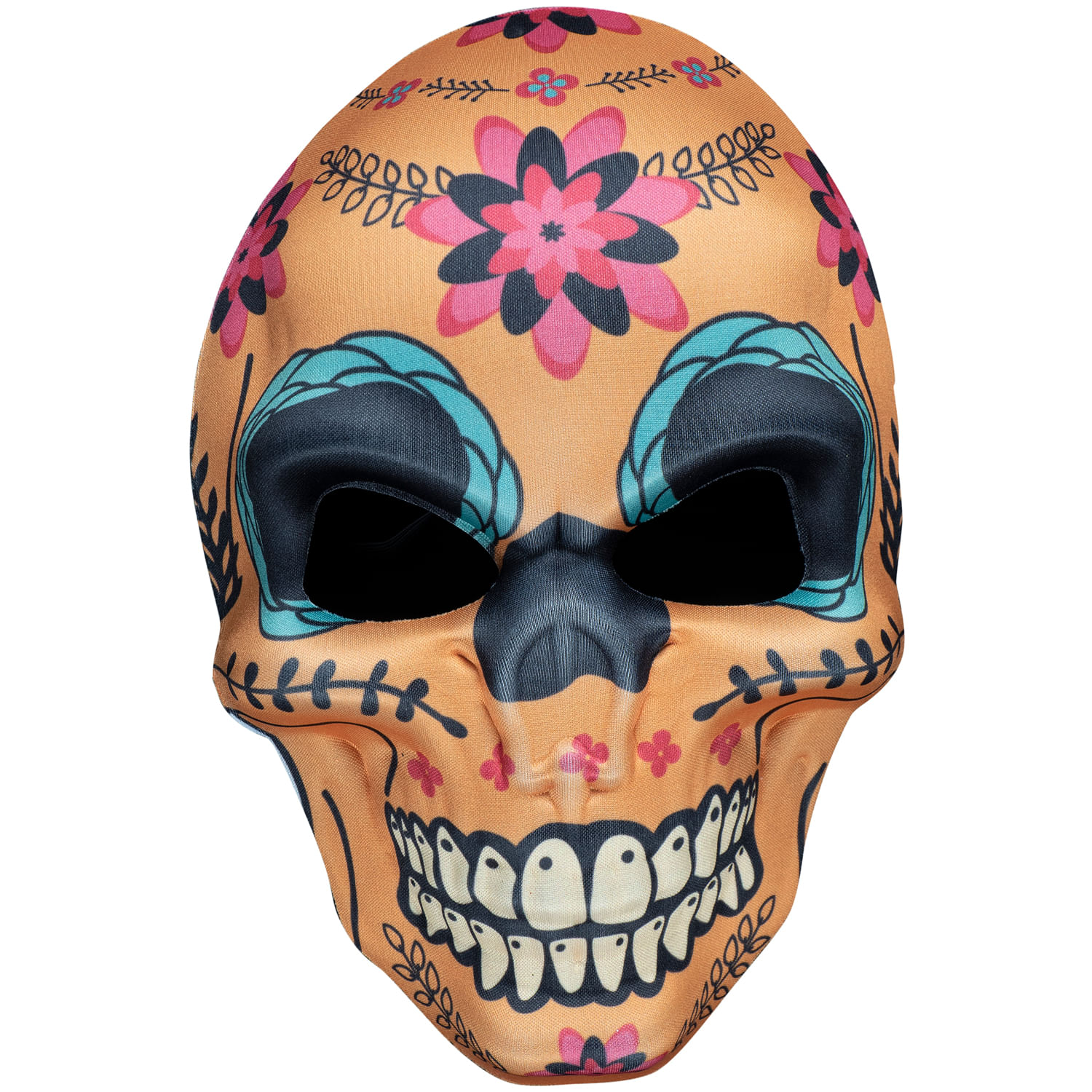 Masca Eventy Dia de los muertos portocaliu fotografia produsului