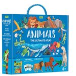 Set Altlas cu 40 de carduri si 4 animale 3D - Animale, Sassi fotografia produsului