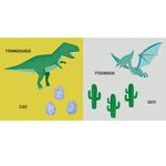 Puzzle 40 piese cu carte si figurine &ndash; Dinozauri, Sassi fotografia produsului View 5 S
