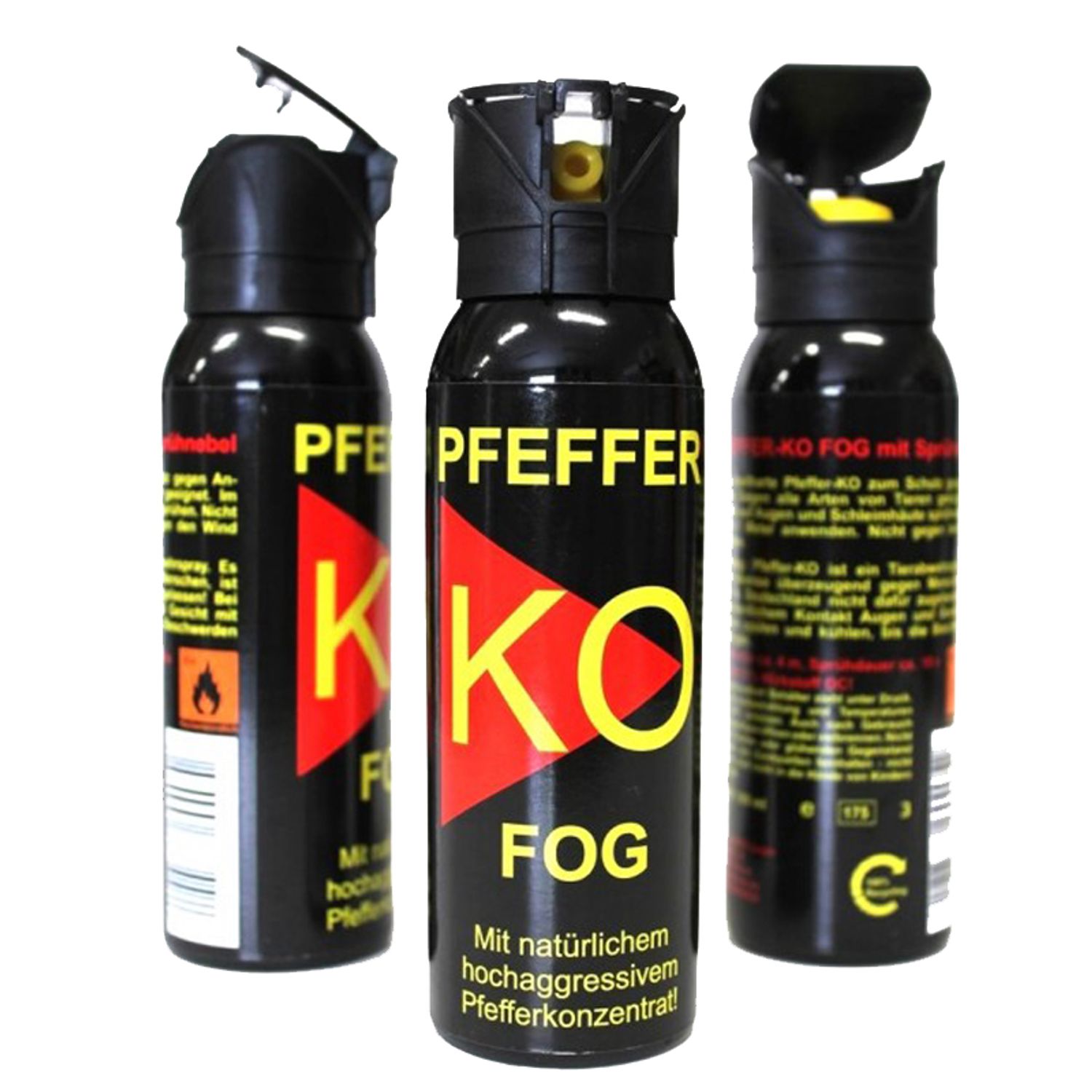 Spray cu piper IdeallStore&reg;, Big KO, dispersant, auto-aparare, 100 ml fotografia produsului View 5 L