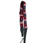 Curea pentru chitara IdeallStore&reg;, Slash Sound, nylon, 155 cm, negru fotografia produsului View 2 S