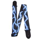 Curea pentru chitara IdeallStore&reg;, Thunder Sound, nylon, 155 cm, negru fotografia produsului