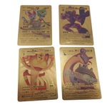 Set cartonase Pokemon IdeallStore&reg;, Gold GTX, editie de colectie, 55 bucati, aurii fotografia produsului View 8 S