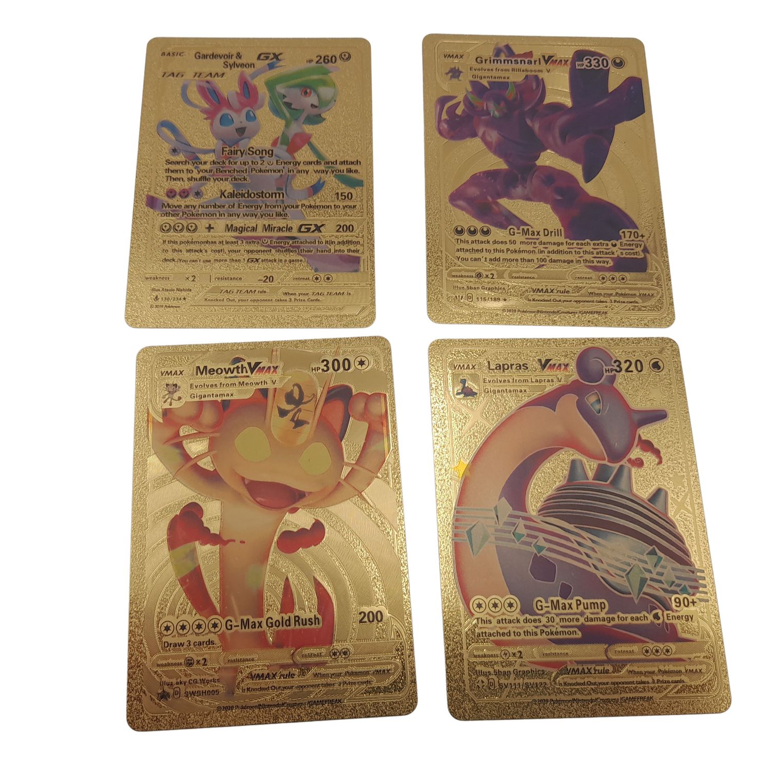 Set cartonase Pokemon IdeallStore&reg;, Gold GTX, editie de colectie, 55 bucati, aurii fotografia produsului View 8 L