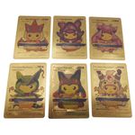 Set cartonase Pokemon IdeallStore&reg;, Gold GTX, editie de colectie, 55 bucati, aurii fotografia produsului View 7 S