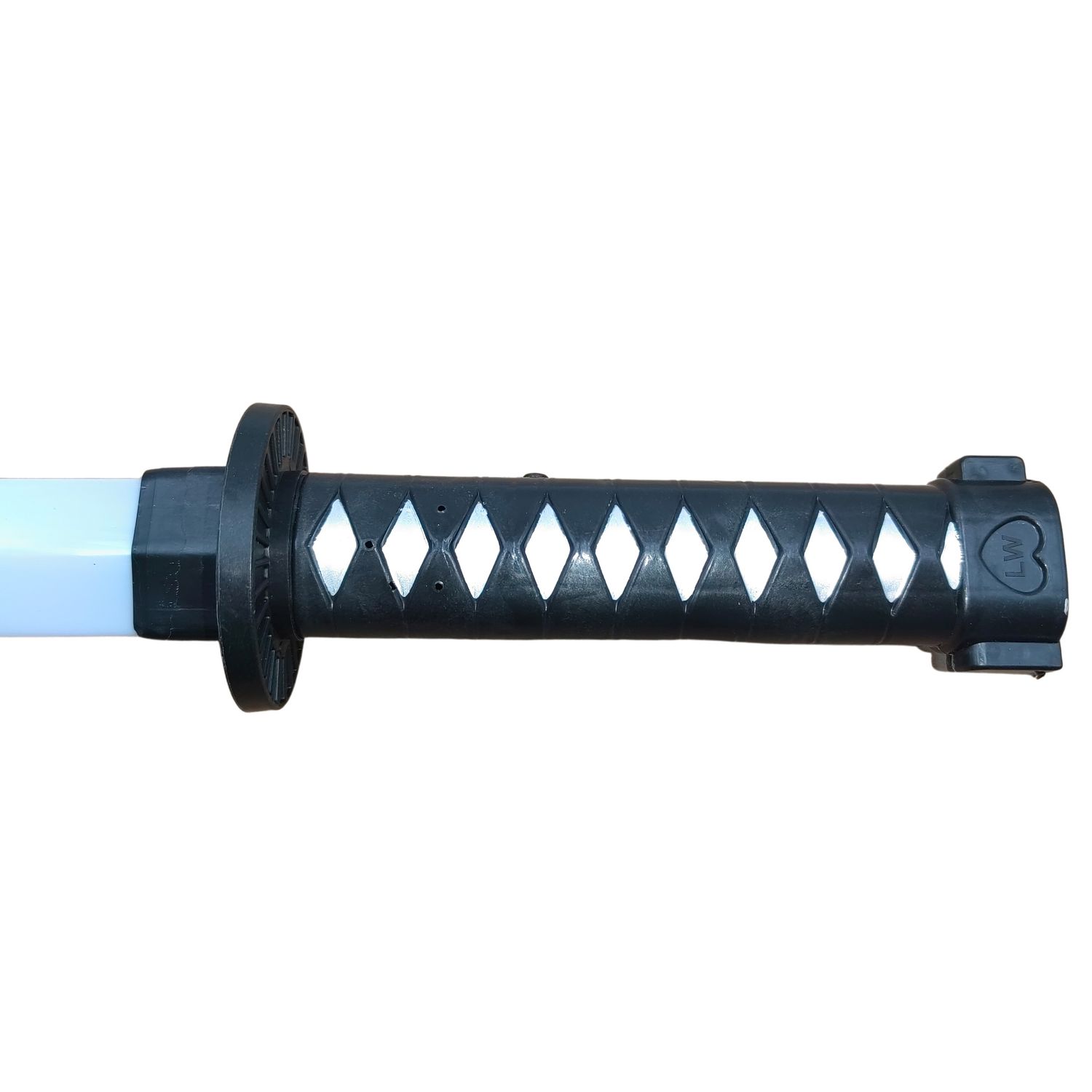 Sabie de jucarie IdeallStore&reg;, Ninja Warrior, plastic, LED, sunete, 67 cm, negru fotografia produsului View 3 L