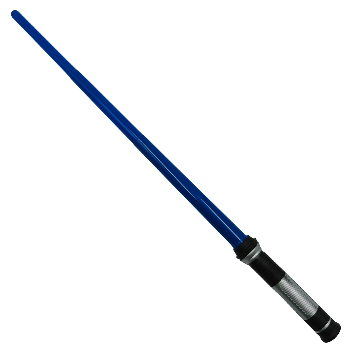 Sabie de jucarie IdeallStore&reg;, Force Awakens, plastic, LED, sunete, 80 cm, albastru fotografia produsului