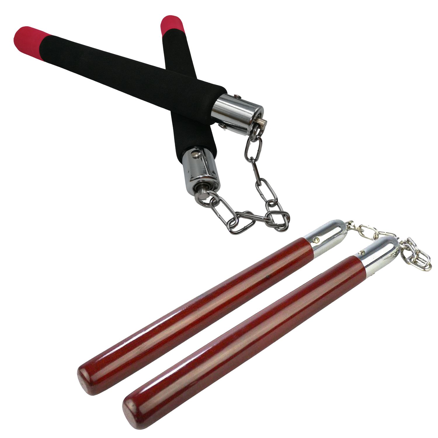 Set doua nunceaguri IdeallStore&reg;, Training Master, de antrenament, 31 cm, multicolor fotografia produsului
