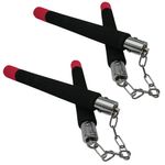Set doua nunceaguri IdeallStore&reg;, Training Ground, burete, de antrenament, 30 cm, negru fotografia produsului
