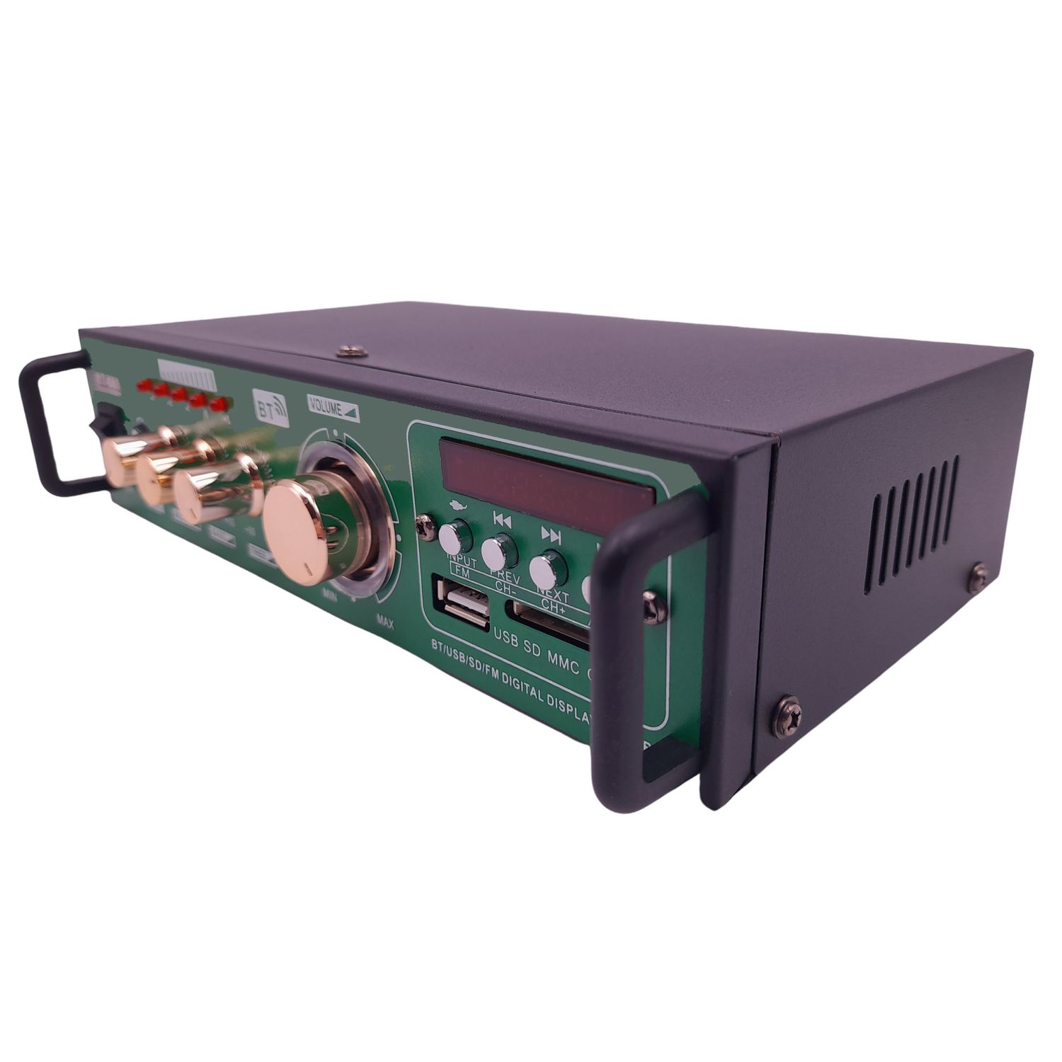 Amplificator digital IdeallStore&reg;, BT-680 Experience, tip Statie, 2x10 W, Bluetooth, telecomanda, intrari USB, SD CARD, microfon fotografia produsului View 5 L