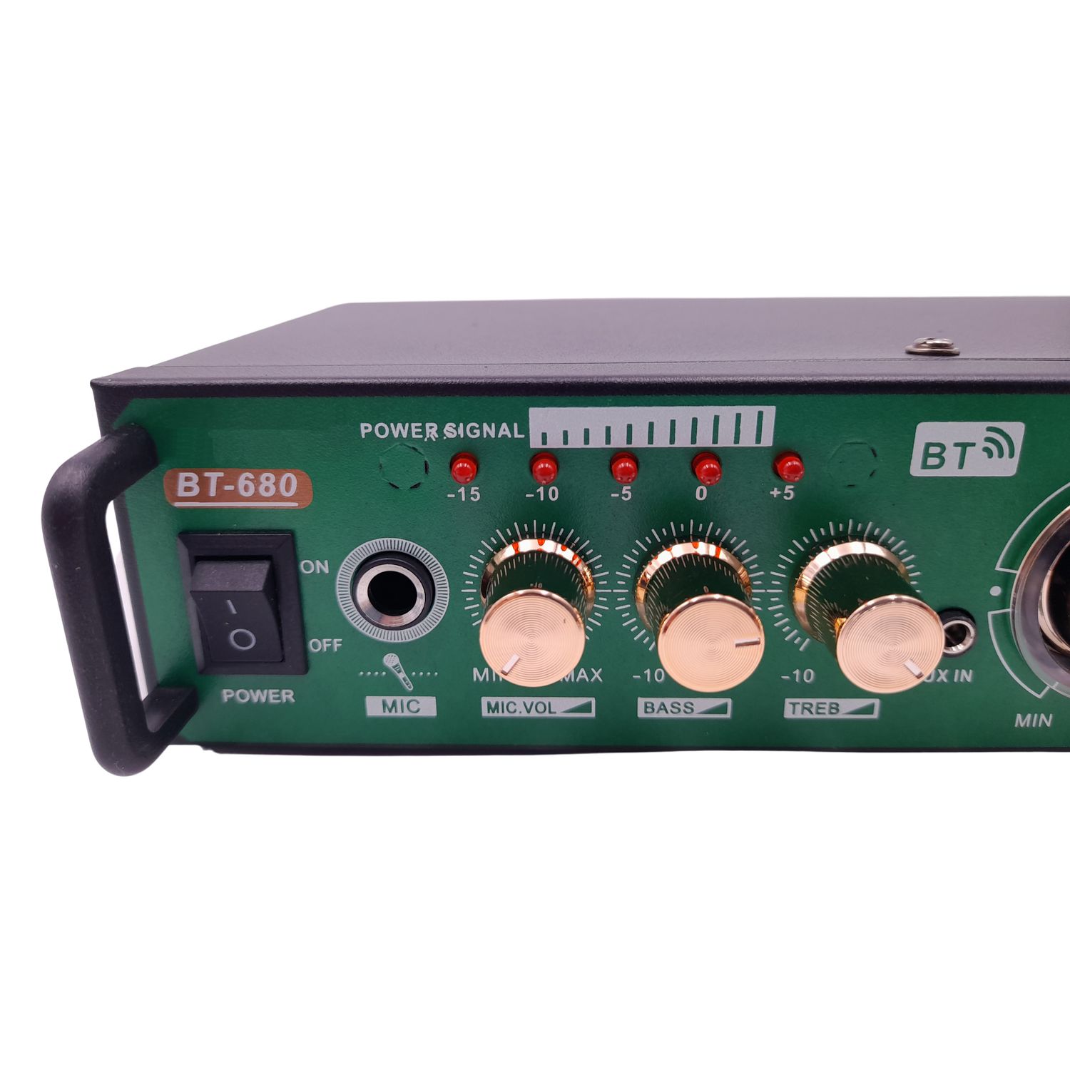 Amplificator digital IdeallStore&reg;, BT-680 Experience, tip Statie, 2x10 W, Bluetooth, telecomanda, intrari USB, SD CARD, microfon fotografia produsului View 6 L