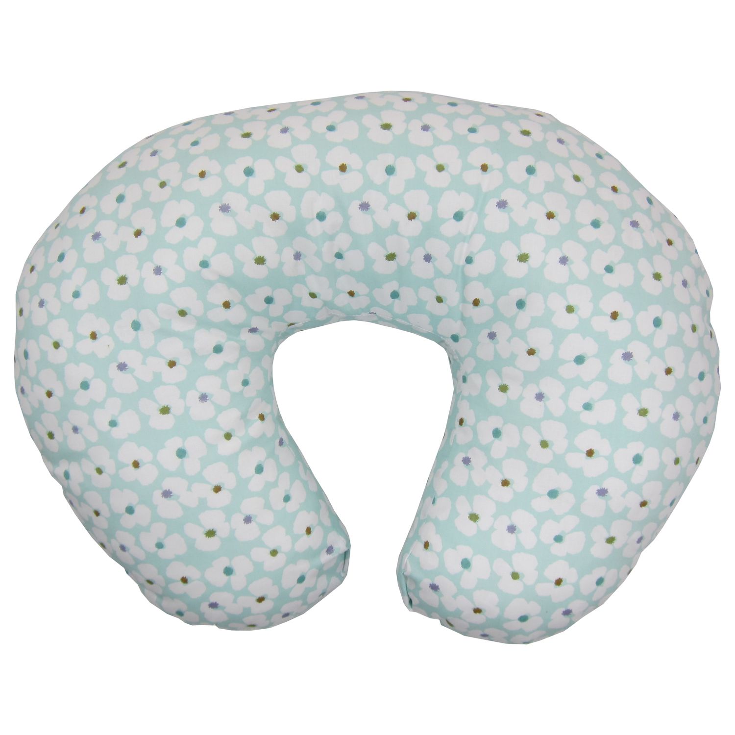 Perna alaptat 3 in 1, husa detasabila, bumbac Oeko-Tex, PPPA001 flori albe, Primii Pasi fotografia produsului