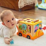 Centru activitati Primul meu Autobuz din lemn fotografia produsului