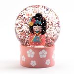 Mini glob de zapada, cu sclipici, model Unicorn, Djeco fotografia produsului View 2 S